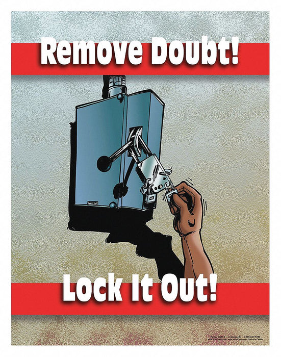 Safety Poster 22 in x 17 in Paper