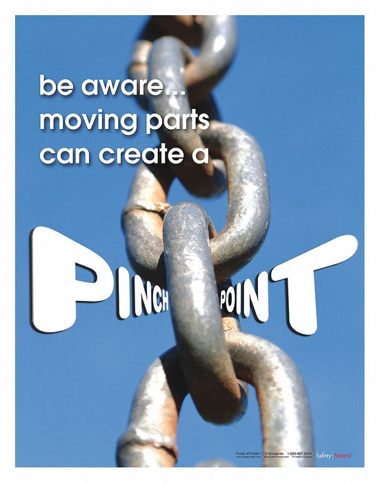Safety Poster 22 in x 17 in Paper