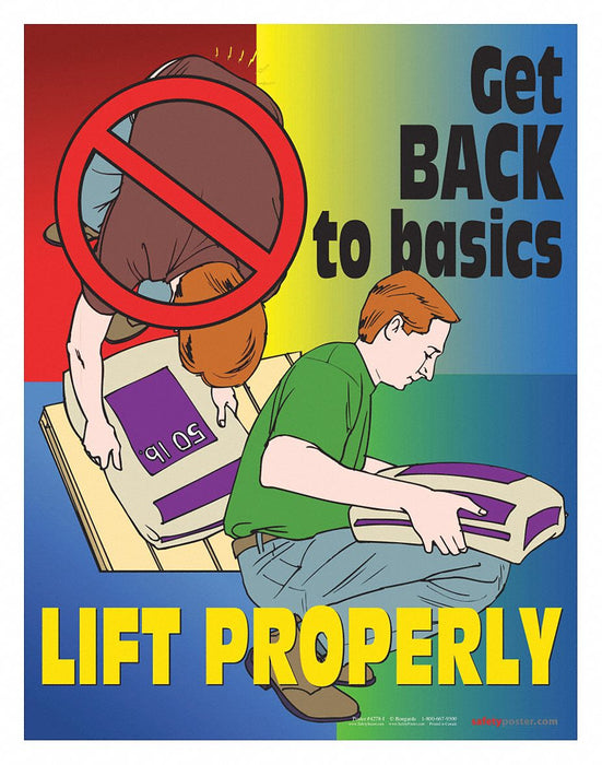 Safety Poster 22 in x 17 in Paper
