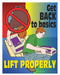 Safety Poster 22 in x 17 in Paper