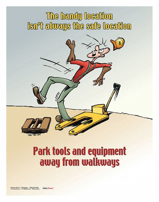 Safety Poster 22 in x 17 in Paper