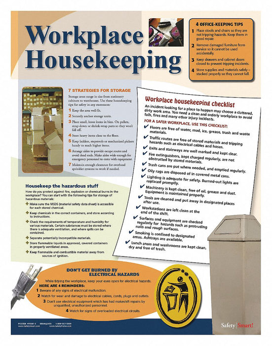 Safety Poster 22 in x 17 in Paper