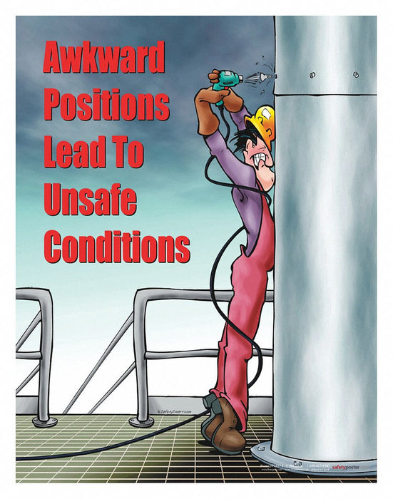 Safety Poster 22 in x 17 in Paper