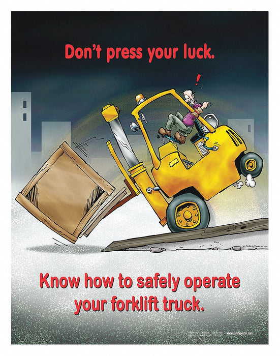 Safety Poster 22 in x 17 in Paper