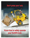 Safety Poster 22 in x 17 in Paper