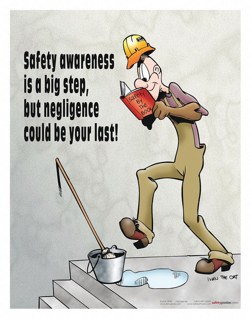 Safety Poster 22 in x 17 in Paper