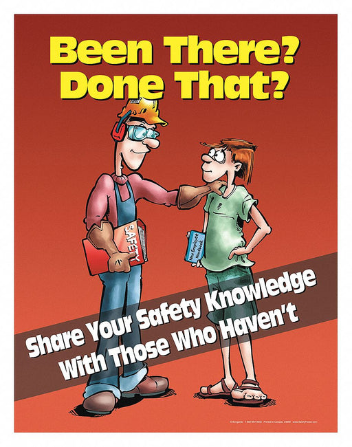 Safety Poster 22 in x 17 in Paper