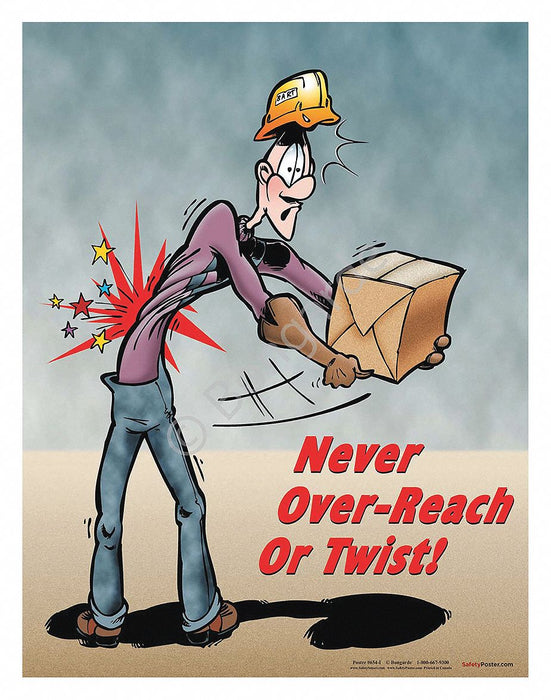 Safety Poster 22 in x 17 in Paper