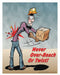 Safety Poster 22 in x 17 in Paper