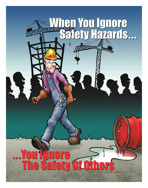 Safety Poster 22 in x 17 in Paper