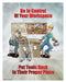 Safety Poster 22 in x 17 in Paper