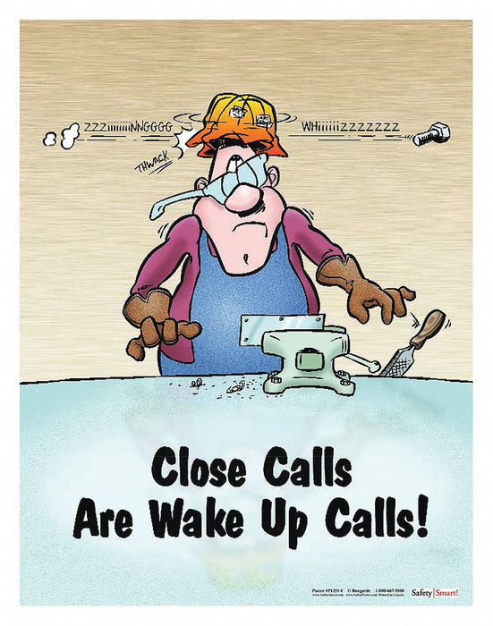 Safety Poster 22 in x 17 in Paper