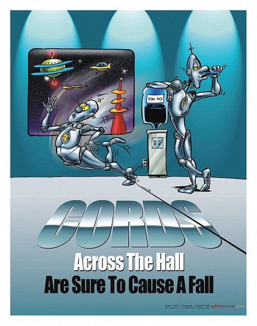 Safety Poster 22 in x 17 in Paper