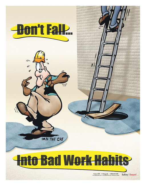 Safety Poster 22 in x 17 in Paper