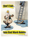 Safety Poster 22 in x 17 in Paper