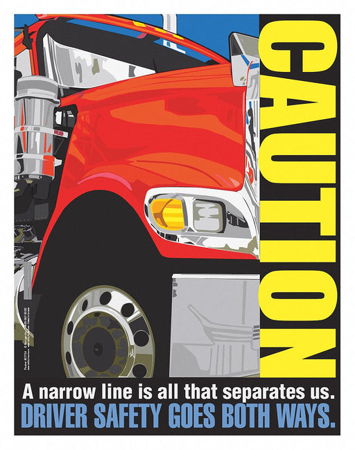 Safety Poster 22 in x 17 in Paper