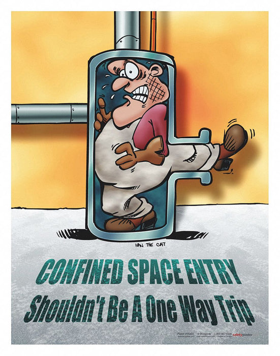 Safety Poster 22 in x 17 in Paper
