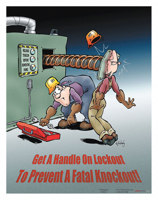 Safety Poster 22 in x 17 in Paper
