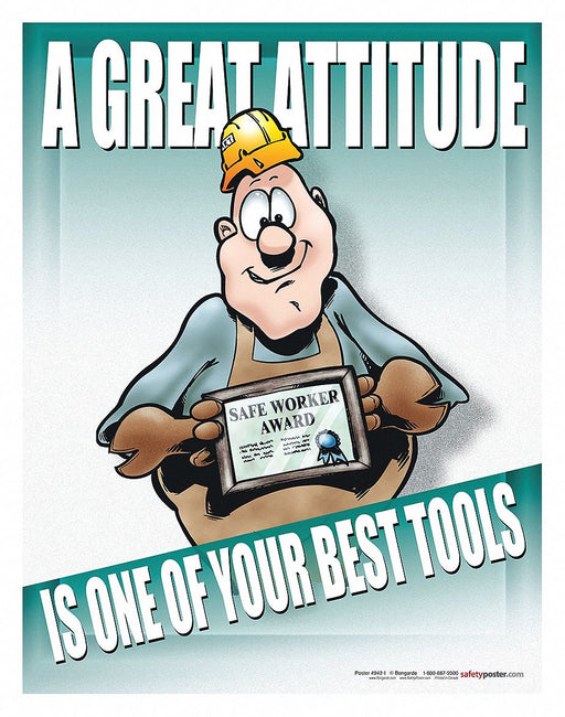 Safety Poster 22 in x 17 in Paper
