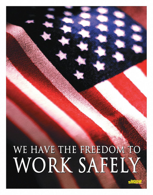 Safety Poster 22 in x 17 in Paper