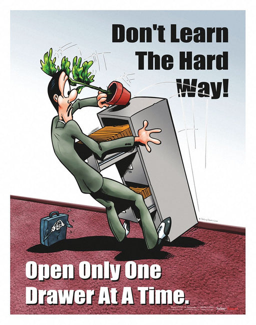 Safety Poster 22 in x 17 in Paper