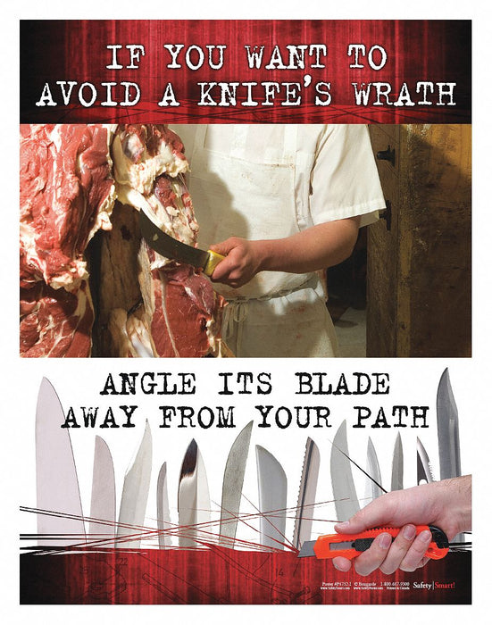 Safety Poster 22 in x 17 in Paper