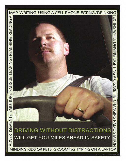 Safety Poster 22 in x 17 in Paper