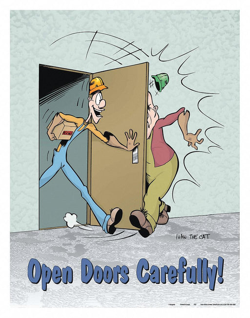 Safety Poster 22 in x 17 in Paper