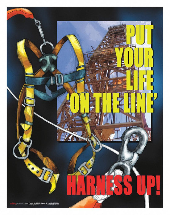 Safety Poster 22 in x 17 in Paper