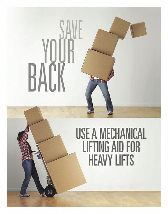 Safety Poster 22 in x 17 in Paper