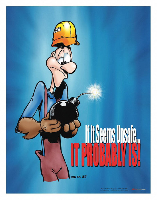 Safety Poster 22 in x 17 in Paper