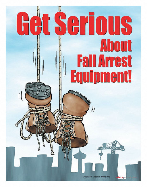 Safety Poster 22 in x 17 in Paper
