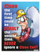 Safety Poster 22 in x 17 in Paper
