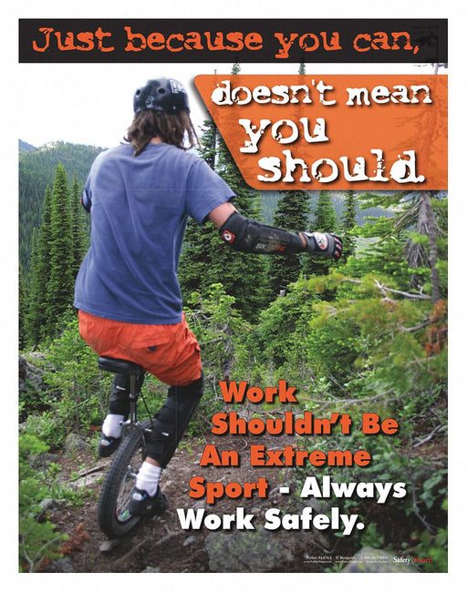 Safety Poster 22 in x 17 in Paper