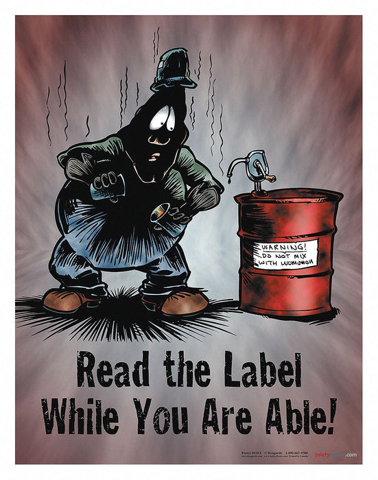 Safety Poster 22 in x 17 in Paper