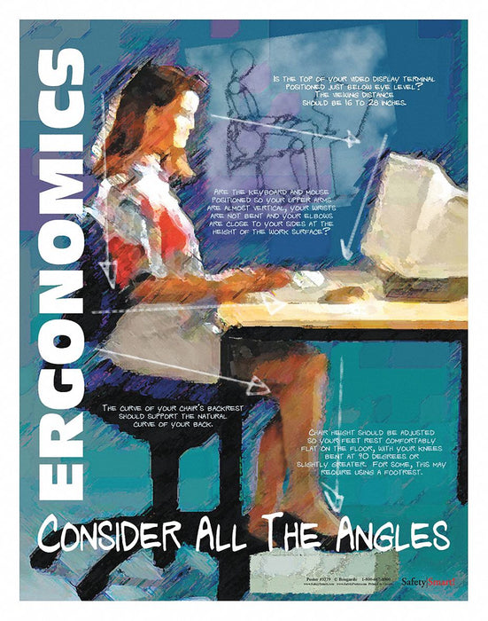 Safety Poster 22 in x 17 in Paper