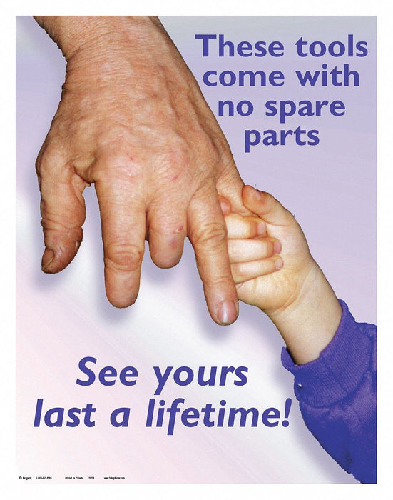 Safety Poster 22 in x 17 in Paper