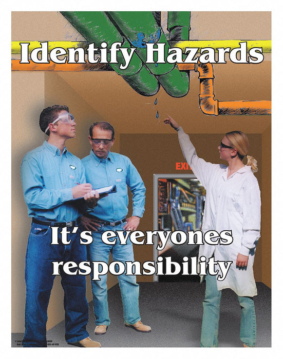 Safety Poster 22 in x 17 in Paper