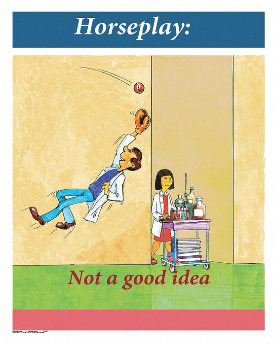 Safety Poster 22 in x 17 in Paper