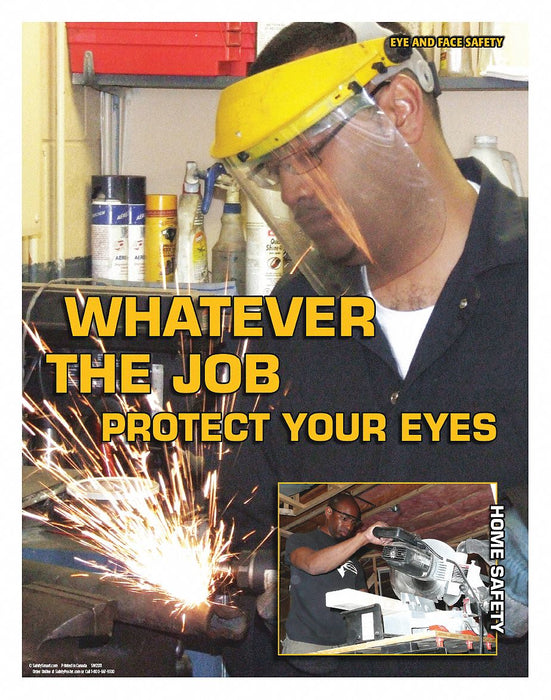Safety Poster 22 in x 17 in Paper