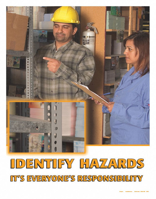 Safety Poster 22 in x 17 in Paper