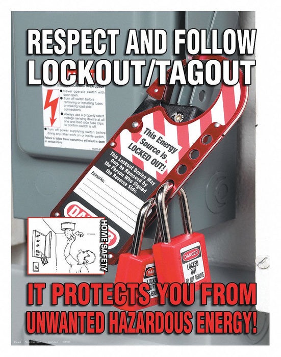 Safety Poster 22 in x 17 in Paper