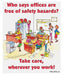 Safety Poster 22 in x 17 in Paper