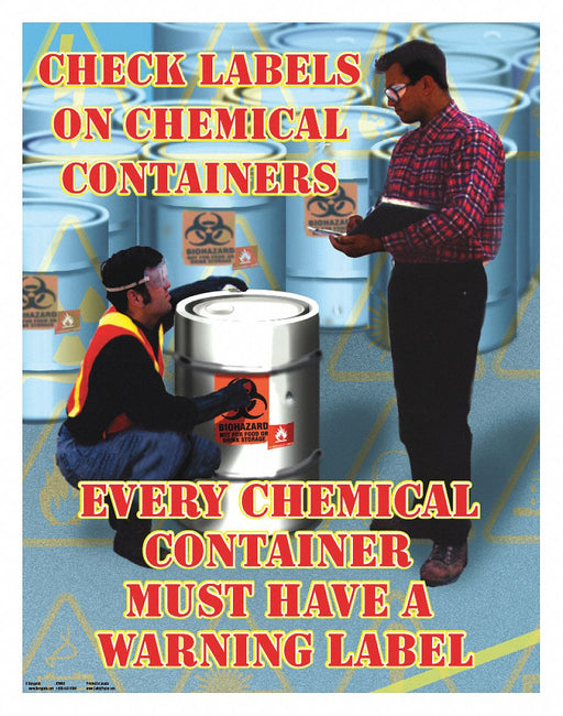 Safety Poster 22 in x 17 in Paper