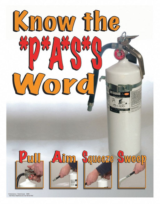 Safety Poster 22 in x 17 in Paper
