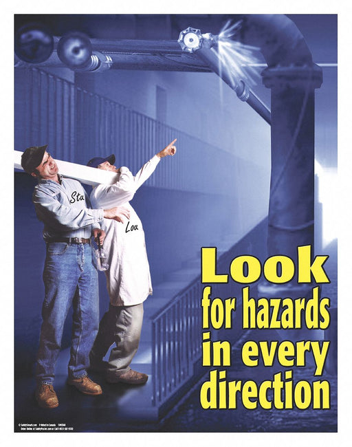 Safety Poster 22 in x 17 in Paper