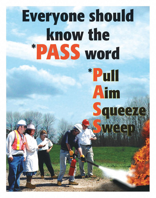 Safety Poster 22 in x 17 in Paper