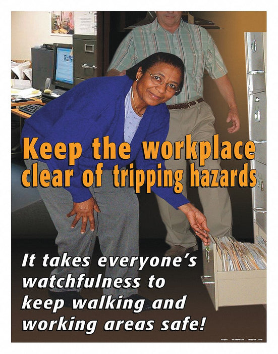 Safety Poster 22 in x 17 in Paper
