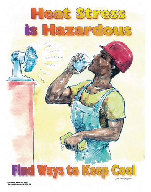 Safety Poster 22 in x 17 in Paper