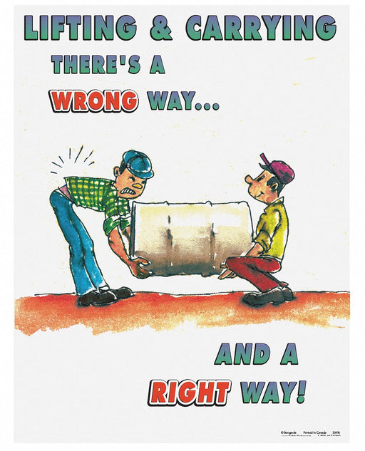 Safety Poster 22 in x 17 in Paper